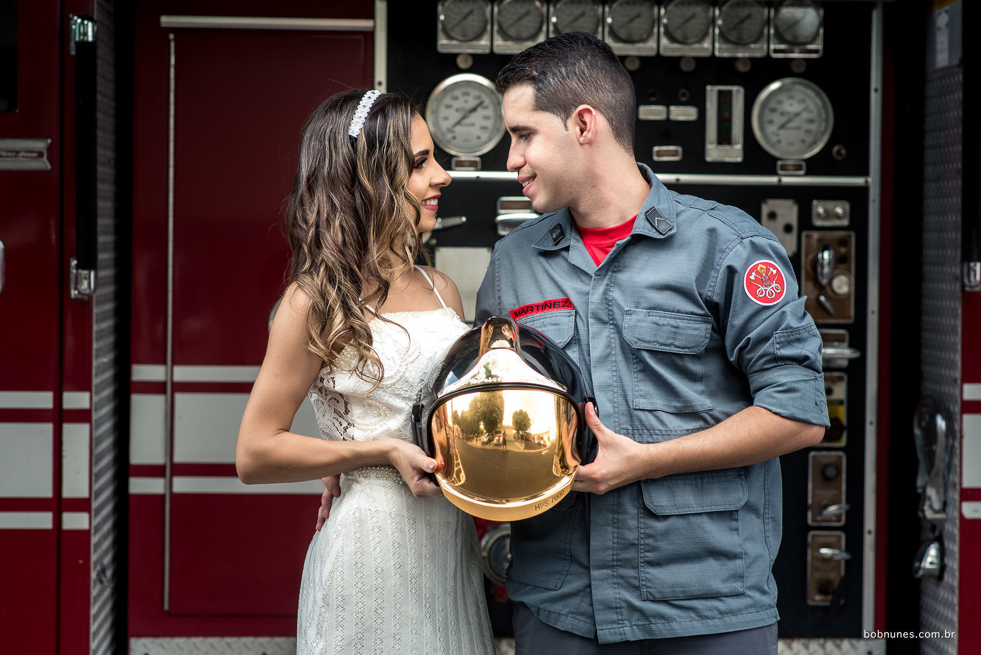 Foto Natalia e Danilo - Pré Wedding Corpo de Bombeiro Foto Natalia e Danilo - Pré Wedding Corpo de Bombeiro - Imagem 2