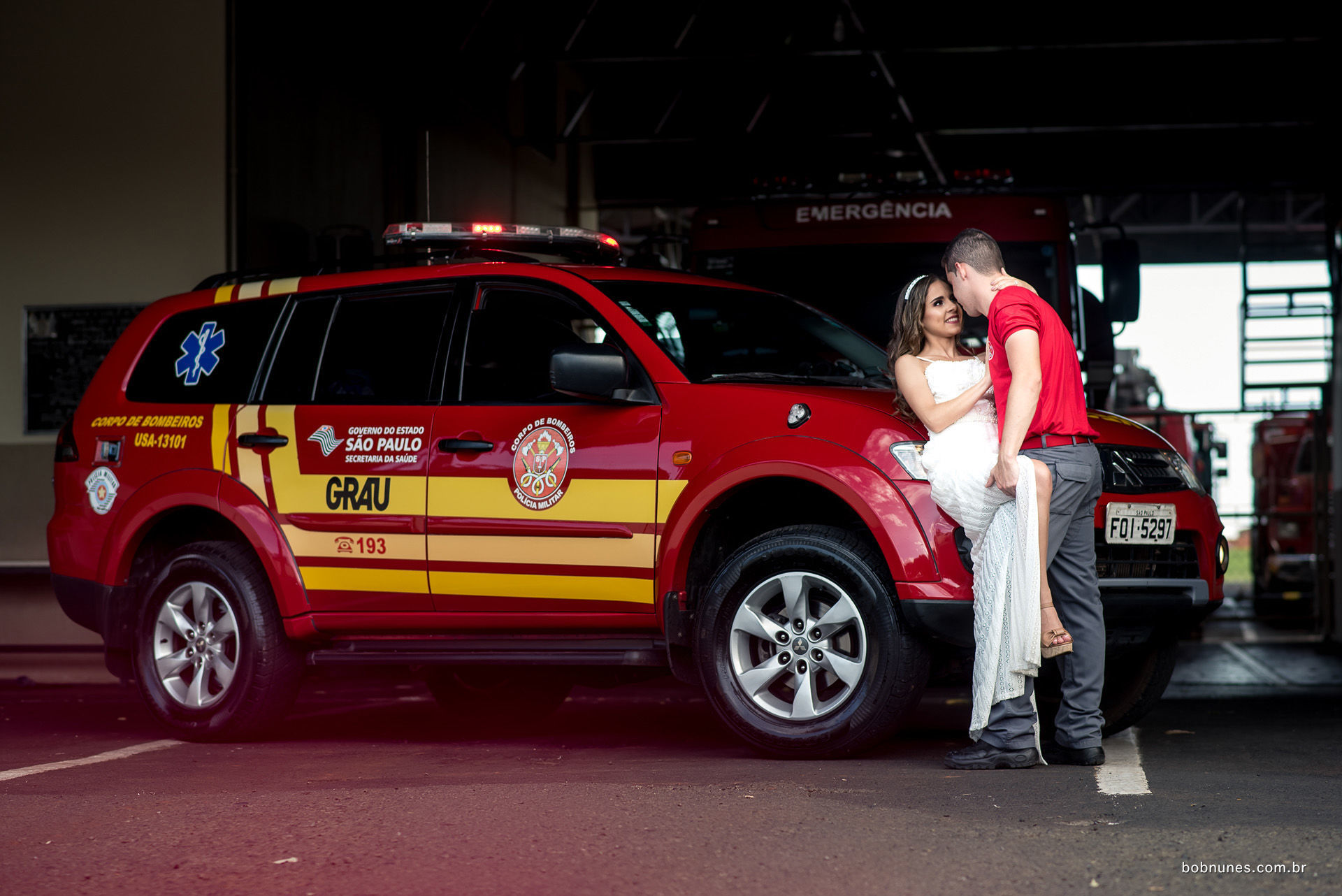 Foto Natalia e Danilo - Pré Wedding Corpo de Bombeiro Foto Natalia e Danilo - Pré Wedding Corpo de Bombeiro - Imagem 13